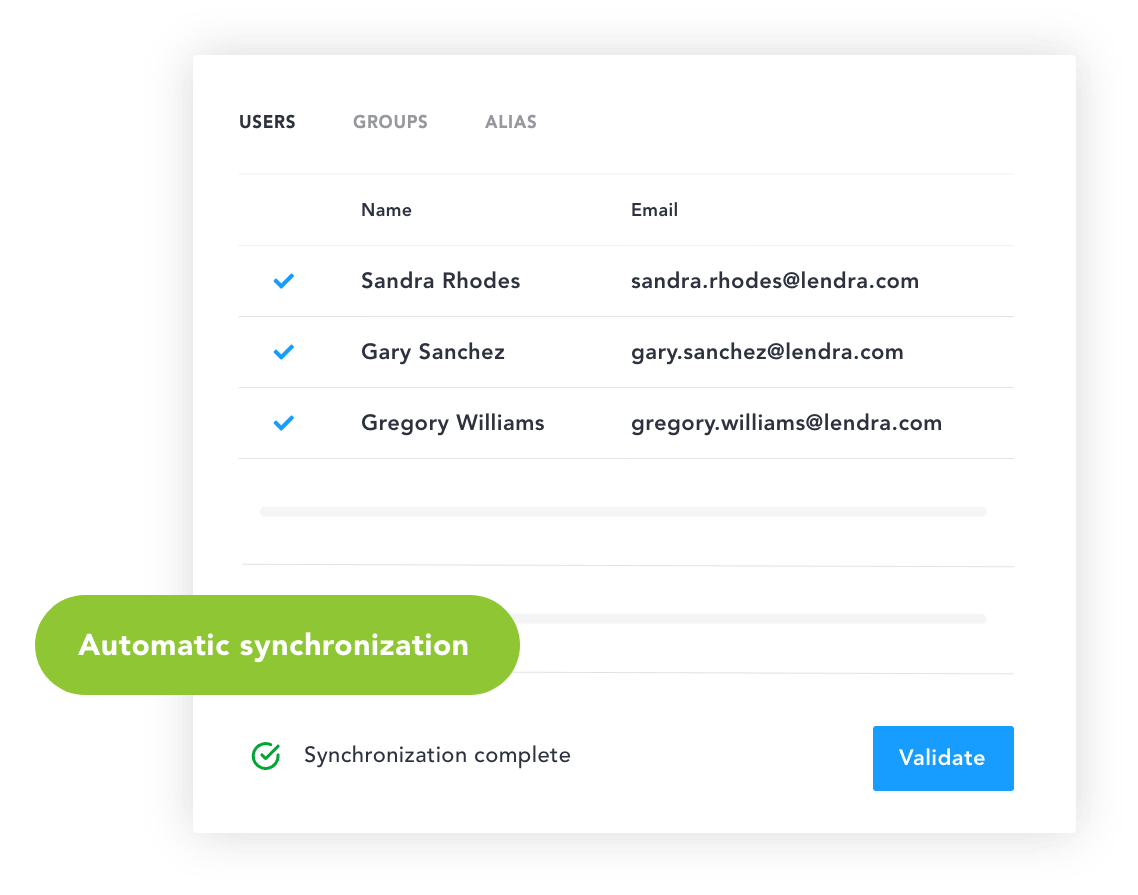 Synchronize your signatures automatically