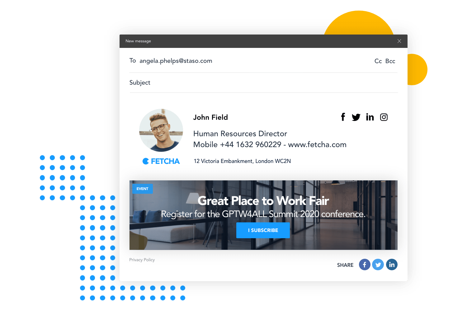 The platform to communicate with your prospects and customers