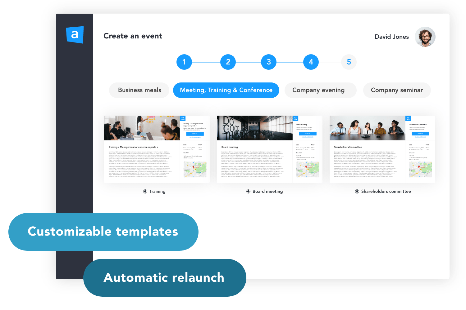 Simplify the organisation of your internal events