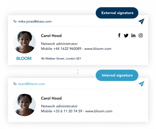 Standardize your corporate email signatures Use Cases we advocacy