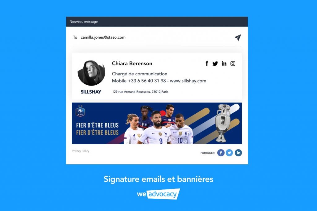 4 email banner templates for the Euro 2021