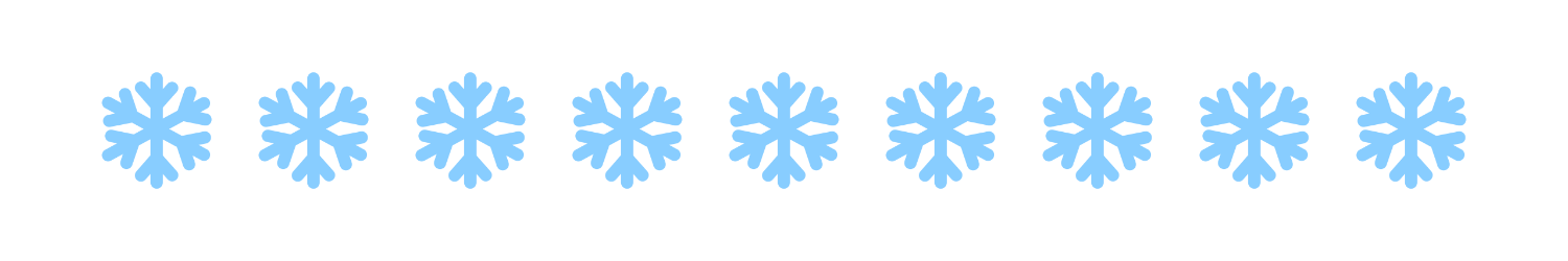 Snowflake garland